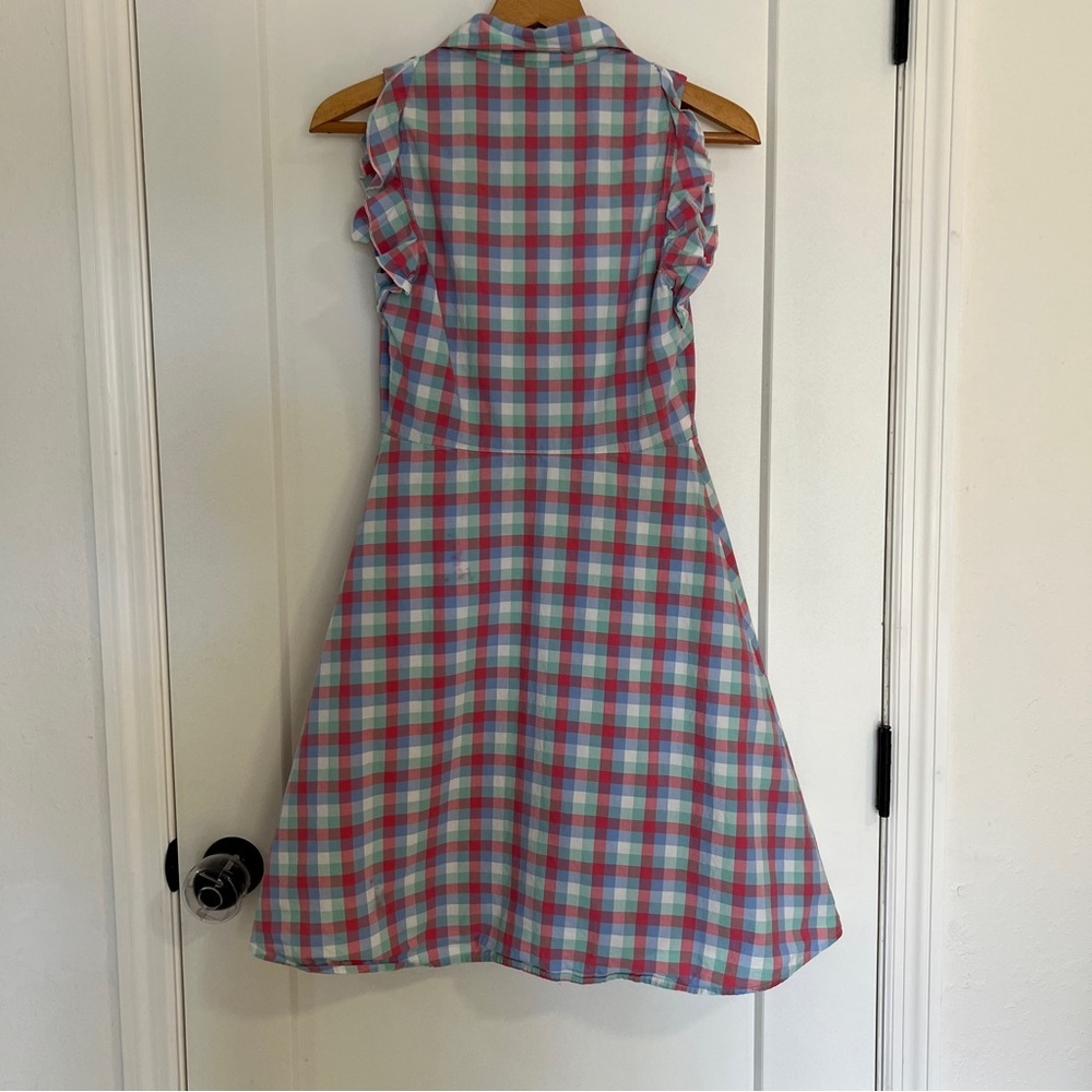 Kate Spade Madras Poplin Dress - Picture 6 of 9